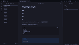 Tokyo Night Simple