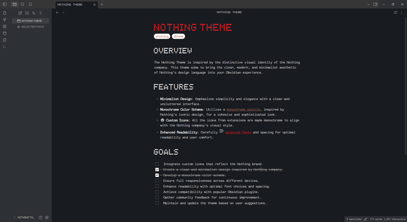 obsidian-nothing-theme