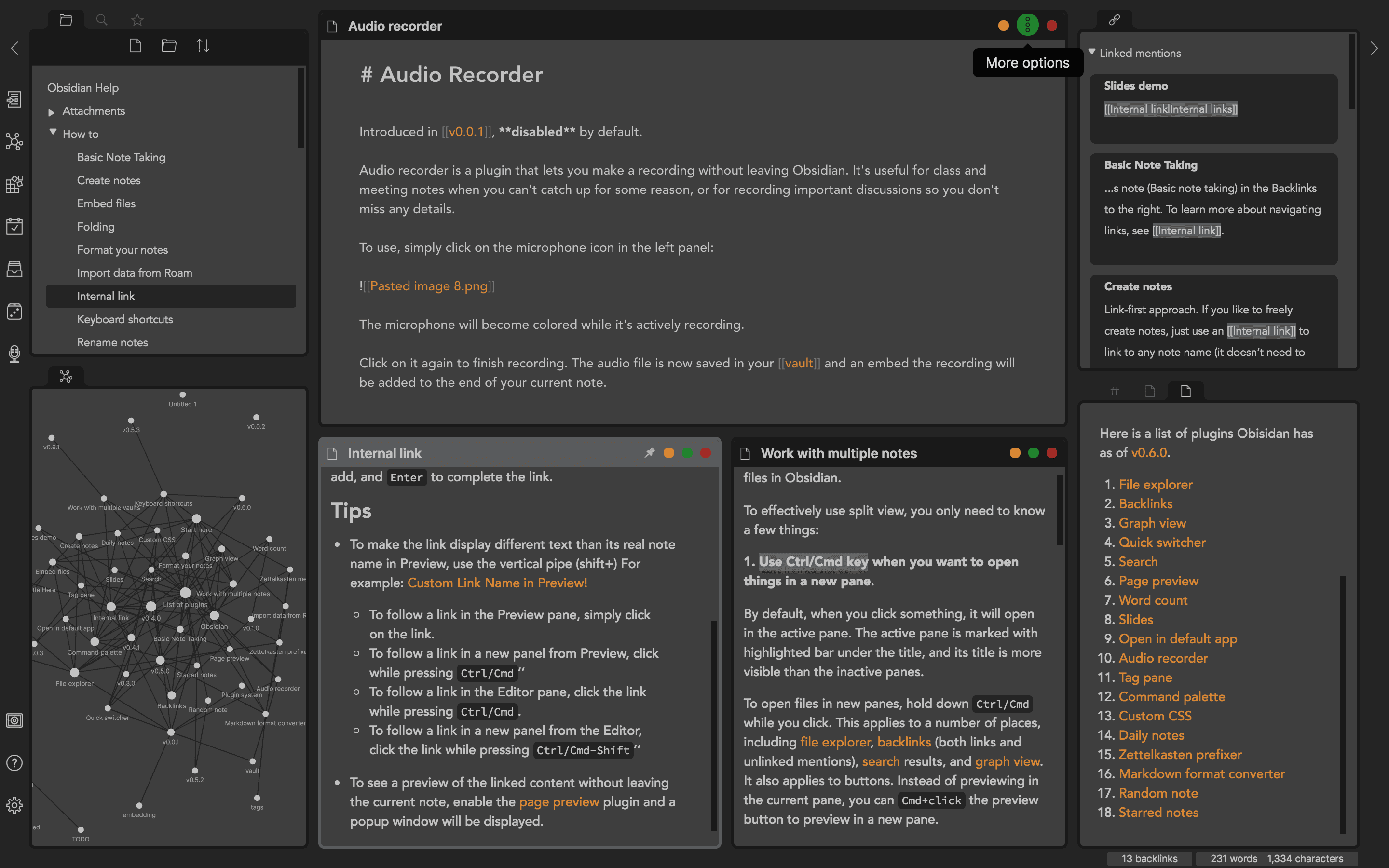 Screenshot of the Traffic Lights Obsidian theme