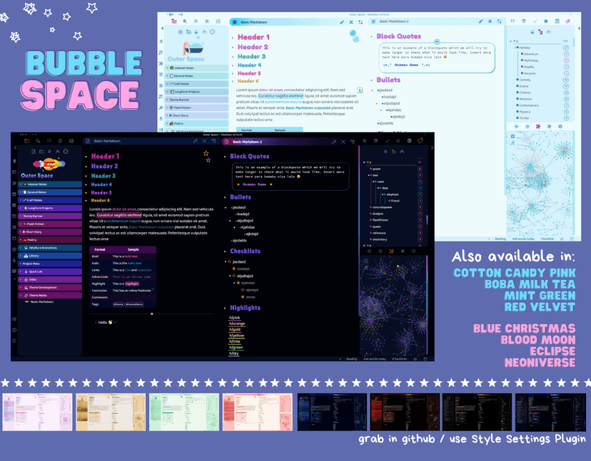 Bubble-Space-Theme