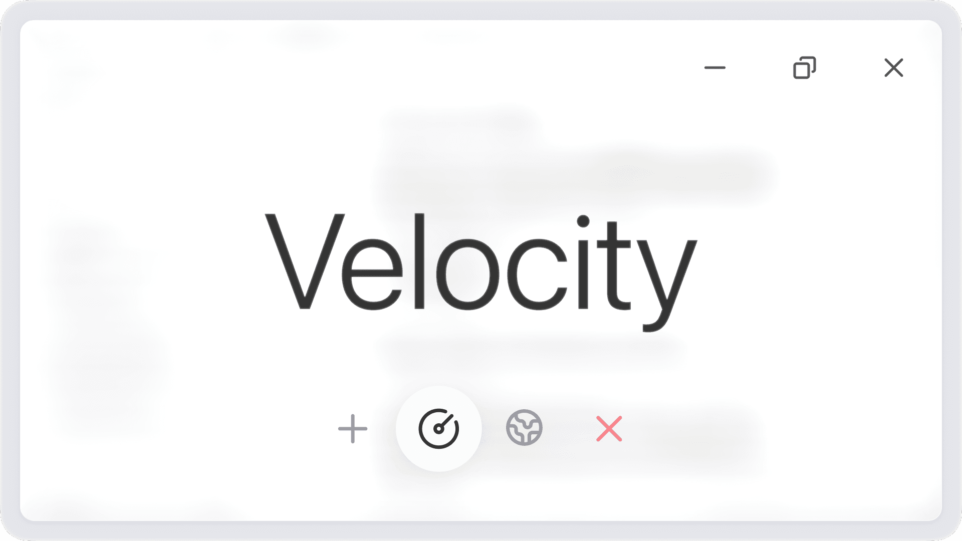 Screenshot of the Velocity Obsidian theme