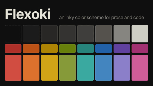 Screenshot of the Flexoki Obsidian theme
