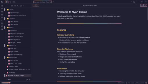 obsidian-nyan-theme
