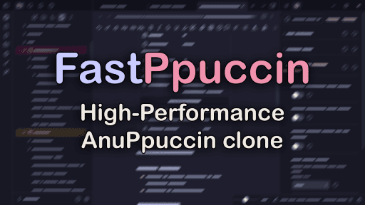 Screenshot of the FastPpuccin Obsidian theme