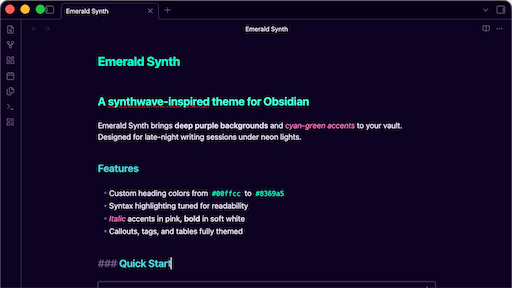 emerald-synth-obsidian