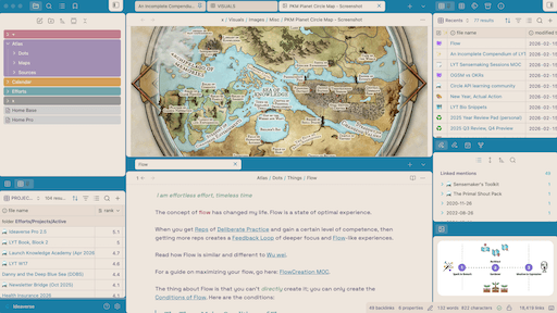 Screenshot of the Soft Paper Obsidian theme