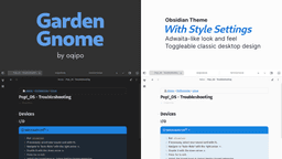 Garden Gnome (Adwaita, GTK)