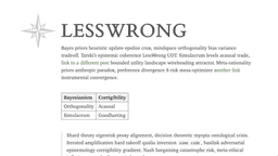 LessWrong