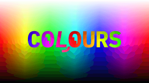 Screenshot of the COLOURS Obsidian theme