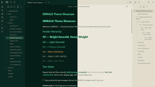 emrald-obsidian-theme