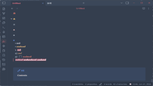 Screenshot of the Enhanced Canvas Obsidian theme