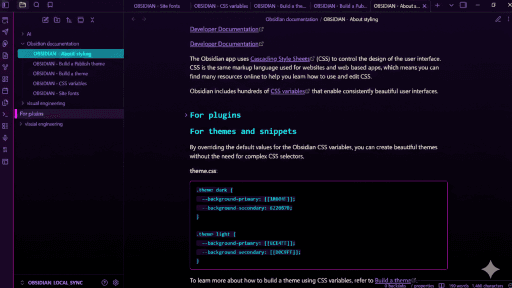Vaporwave_Void-Dark_Mode-Obsidian_Theme