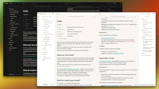 Screenshot of the Hydra Pressure Obsidian theme