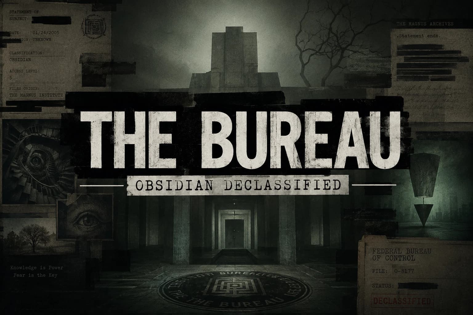 Screenshot of the Bureau Obsidian theme